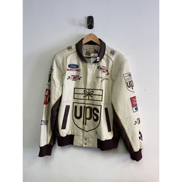 Jeff Hamilton Leather Nascar Jacket - Picture 1 of 5